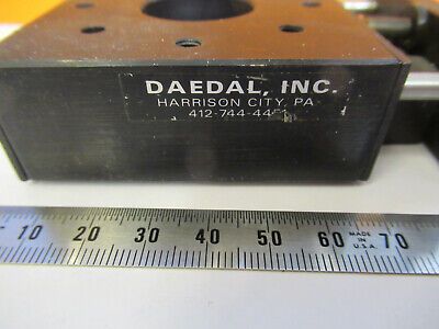 DAEDAL LINEAR POSITIONING SLIDE STAGE AS PICTURED &1E-FT-96