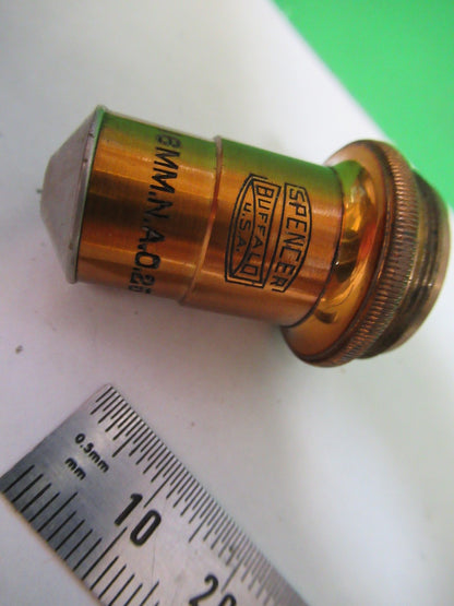 ANTIQUE SPENCER OPTICS AO OBJECTIVE 10X LENS MICROSCOPE PART AS PICTURED T5-A-71
