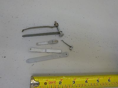 MICROSCOPE PART LOT MISMATCH CLIPS for STAGE TABLE AS IS BIN#P4-B-37