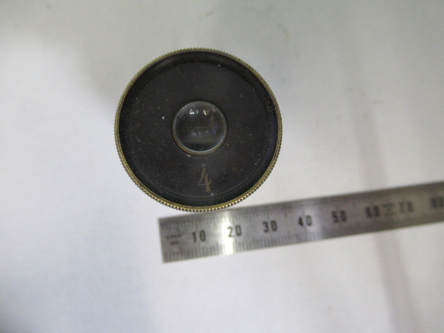 ANTIQUE REICHERT AUSTRIA "4" EYEPIECE MICROSCOPE PART AS PICTURED &F3-B-64