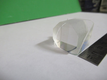 OPTICAL GLASS PRISM ASSEMBLY LASER OPTICS  AS PICTURED W1-B-07