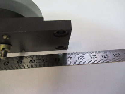 AUS JENA GERMANY MOUNTED MIRROR OPTICS MICROSCOPE PART AS PICTURED T2-A-44