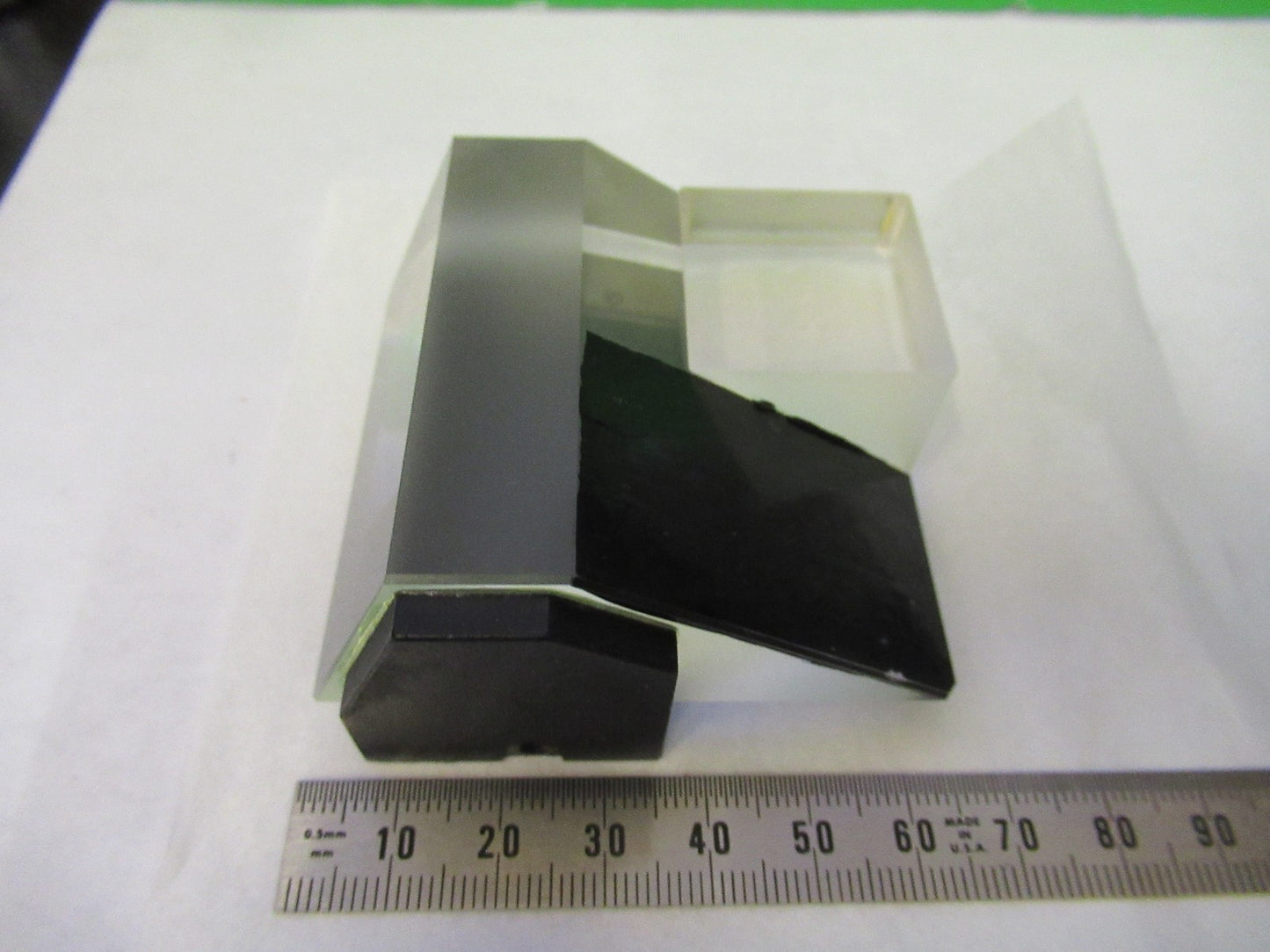 ZEISS GERMANY GLASS PRISM HEAD OPTICS MICROSCOPE PART AS PICTURED V8-B-17