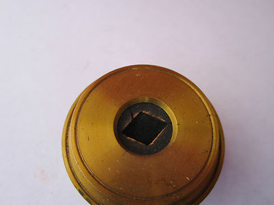 Vintage Optical Brass Microscope Fluorite Optics 1800's Very Rare