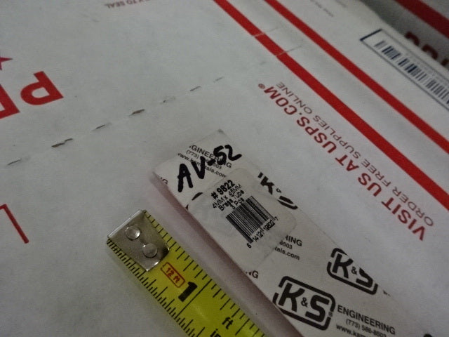 K&S ENGINEERING METAL TUBING LOT THREE PIECES AS IS #AV-52
