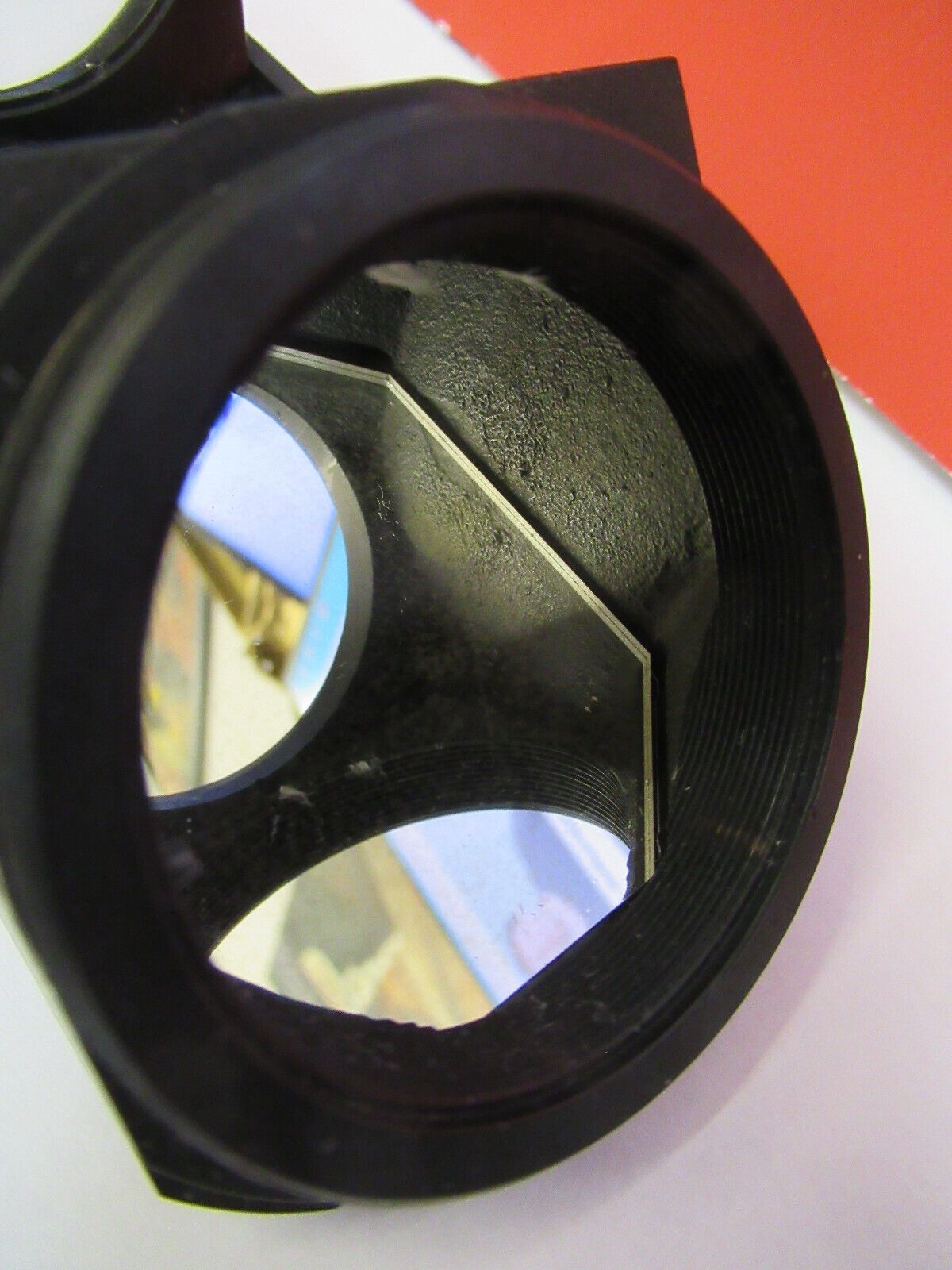 LEITZ BRIGHTFIELD MIRROR ASSEMBLY MICROSCOPE PART AS PICTURED Q5-B-47