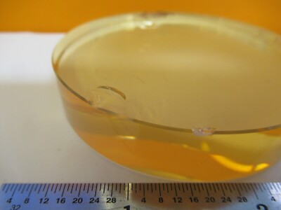 FOR PARTS ZERODUR OPTICAL FLAT [chipped] OPTICS AS PICTURED #P7-A-05