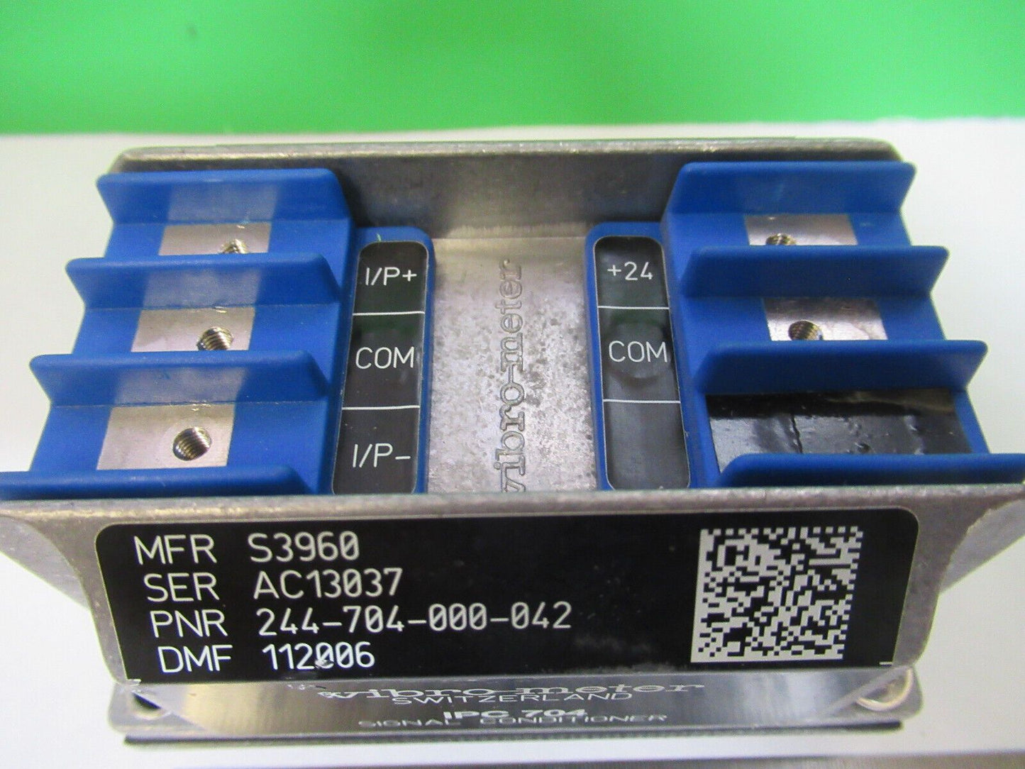 MEGGITT VIBRO-METER IPC704 244-704-000-042 AMP MODULE for ACCEL or pressure