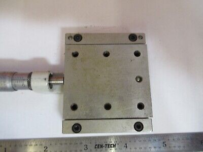 LINE TOOL POSITIONING STAGE MODEL E MICROMETER SCREW AS PICTURED &FT-1-A-46