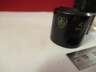 American Optical Co. 4X5 Eyepiece Ocular American Optics Microscope Part AS Pic
