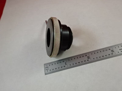 CONDENSER DIAPHRAGM IRIS UNKNOWN MICROSCOPE OPTICS AS PICTURED &E3-B-01