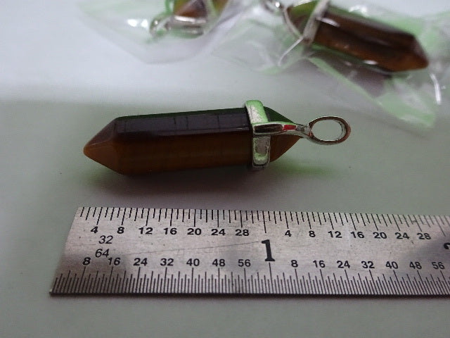 Stone Jewelry Lot 4 Ea Pendant Tiger's Eye Rock