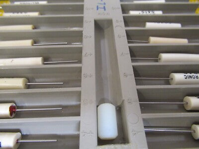 CALIBRATED PINS INSPECTION METROLOGY DELTRONIC 0.86 .175 SET AS PICTURED &9-A-07