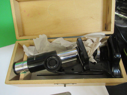 ANTIQUE RARE WOLLENSAK COLLECTABLE MINI MICROSCOPE OPTICAL AS PICTURED &H9-A-35