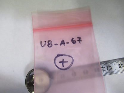 OPTICAL GLASS RETICLE CROSSHAIR PATTERN MICROSCOPE PART AS PICTURED U8-A-67