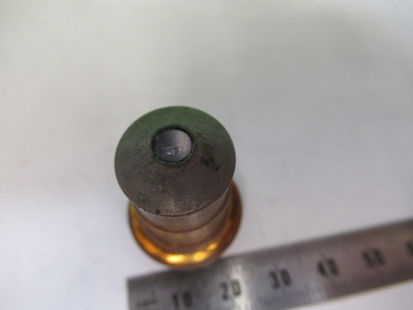 ANTIQUE BRASS SPENCER FOR PARTS OBJECTIVE MICROSCOPE PART AS PICTURED V1-A-25