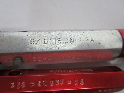 LOT 3 EA METROLOGY QUALITY CONTROL INSPECTION THREAD GO NO-GO AS IS BIN#K6-21