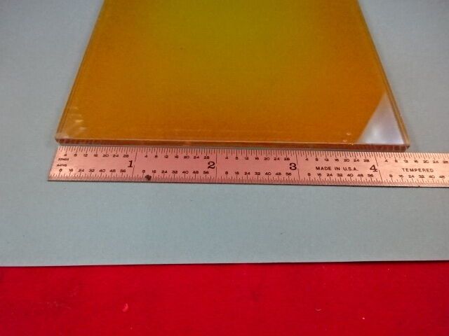 OPTICAL DICHROIC PLATE GLASS OPTICS AS IS #19-A-14