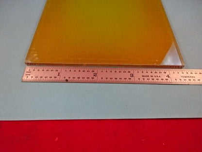 OPTICAL DICHROIC PLATE GLASS OPTICS AS IS #19-A-14