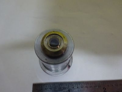 FOR PARTS MICROSCOPE OBJECTIVE BAUSCH LOMB 10X OPTICS AS IS BIN#P7-32