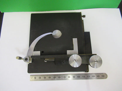 BAUSCH LOMB XY STAGE TABLE CLIPS OPTICS MICROSCOPE PART AS PICTURED V3-A-48