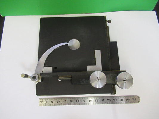 BAUSCH LOMB XY STAGE TABLE CLIPS OPTICS MICROSCOPE PART AS PICTURED V3-A-48