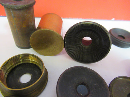 ANTIQUE BRASS LOT VERY OLD SCOPES MICROSCOPE PART AS PICTURED S3-B-02
