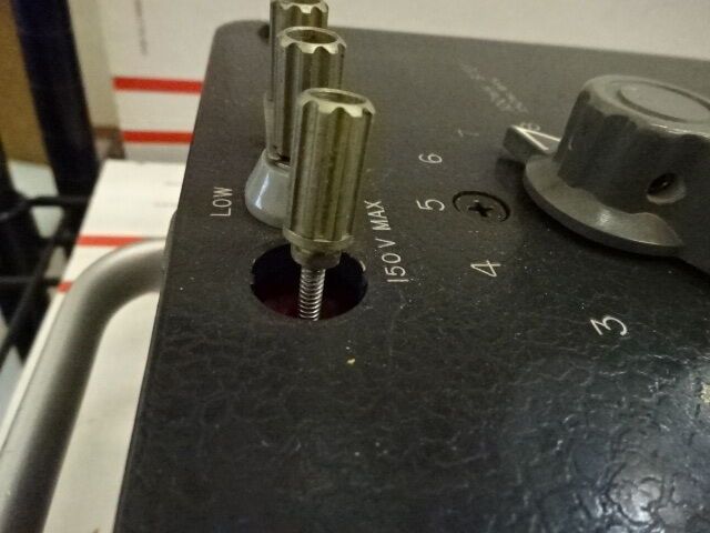 DECADE INDUCTOR GENERAL RADIO 1490-F  broken lead , working,  sold AS IS #TD-2