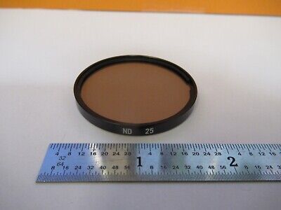 FILTER ND 25 NEUTRAL DENSITY MICROSCOPE PART OPTICS AS PICTURED &50-A-10