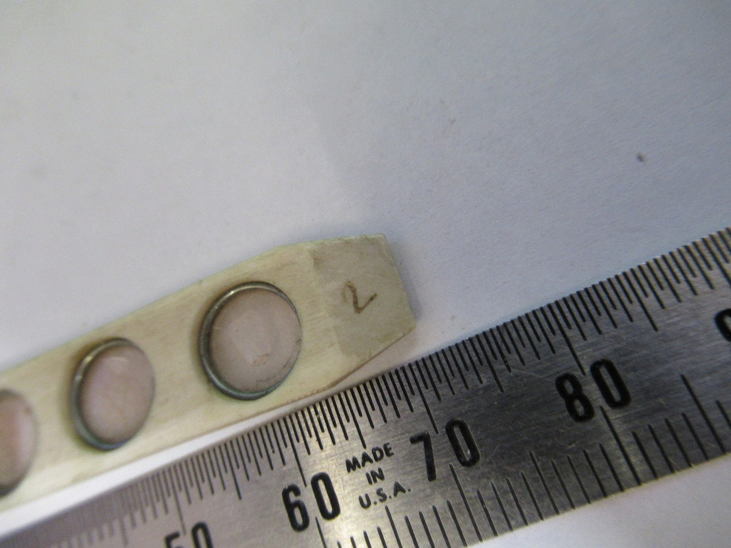 ANTIQUE bone slide specimen London MICROSCOPE PART AS PICTURED 3-dt-fr-b