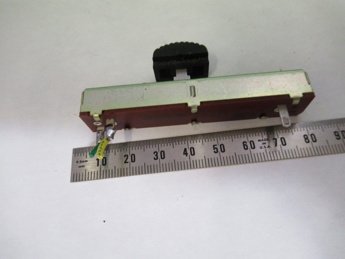 OLYMPUS JAPAN SLIDE DIMMER SWITCH MICROSCOPE PART AS PICTURED Y3-B-42