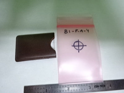 MICROSCOPE PART OPTICAL RETICLE CROSSHAIR GERMANY OPTICS AS IS B#B1-F-A-4