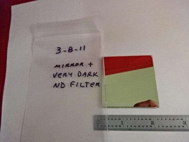 Optical Nd Neutral Density Filter Very Dark Optics or Mirror AS Square