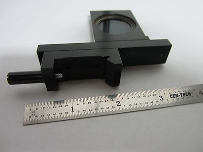 MICROSCOPE PART POLARIZER AUS JENA GERMANY OPTICS AS IS BIN#M3-86