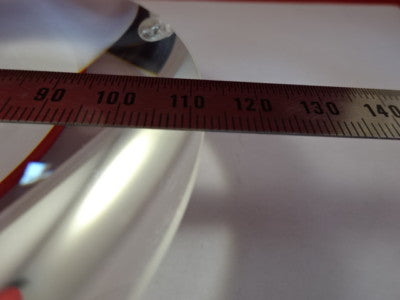 Optical Large Convex Lens [chip on edge] Optics AS IS