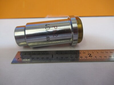 CARL ZEISS GERMANY PH2 40X OBJECTIVE MICROSCOPE PART AS PICTURED &FT-1-A-48