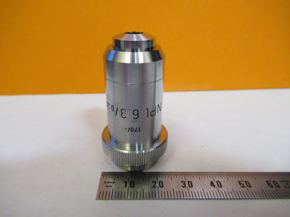 LEITZ WETZLAR 6.3X /170 OBJECTIVE LENS OPTIC MICROSCOPE PART AS PICTURED Y3-A-89