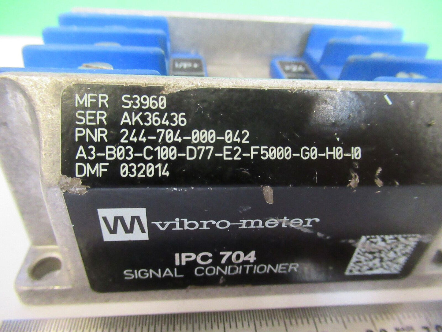 MEGGITT VIBRO-METER IPC704 244-704-000-042 AMP MODULE for ACCEL H7-B-71