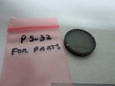 MICROSCOPE PART POLARIZER POL ANALYZER [burnt spot]  OPTICS BIN#P5-32