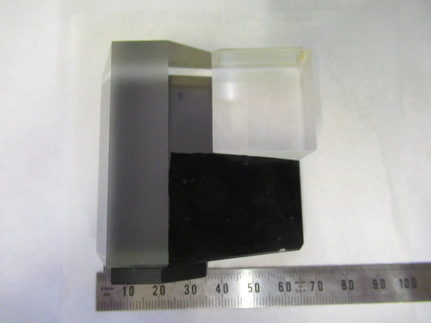 ZEISS GERMANY GLASS PRISM HEAD OPTICS MICROSCOPE PART AS PICTURED V8-B-17