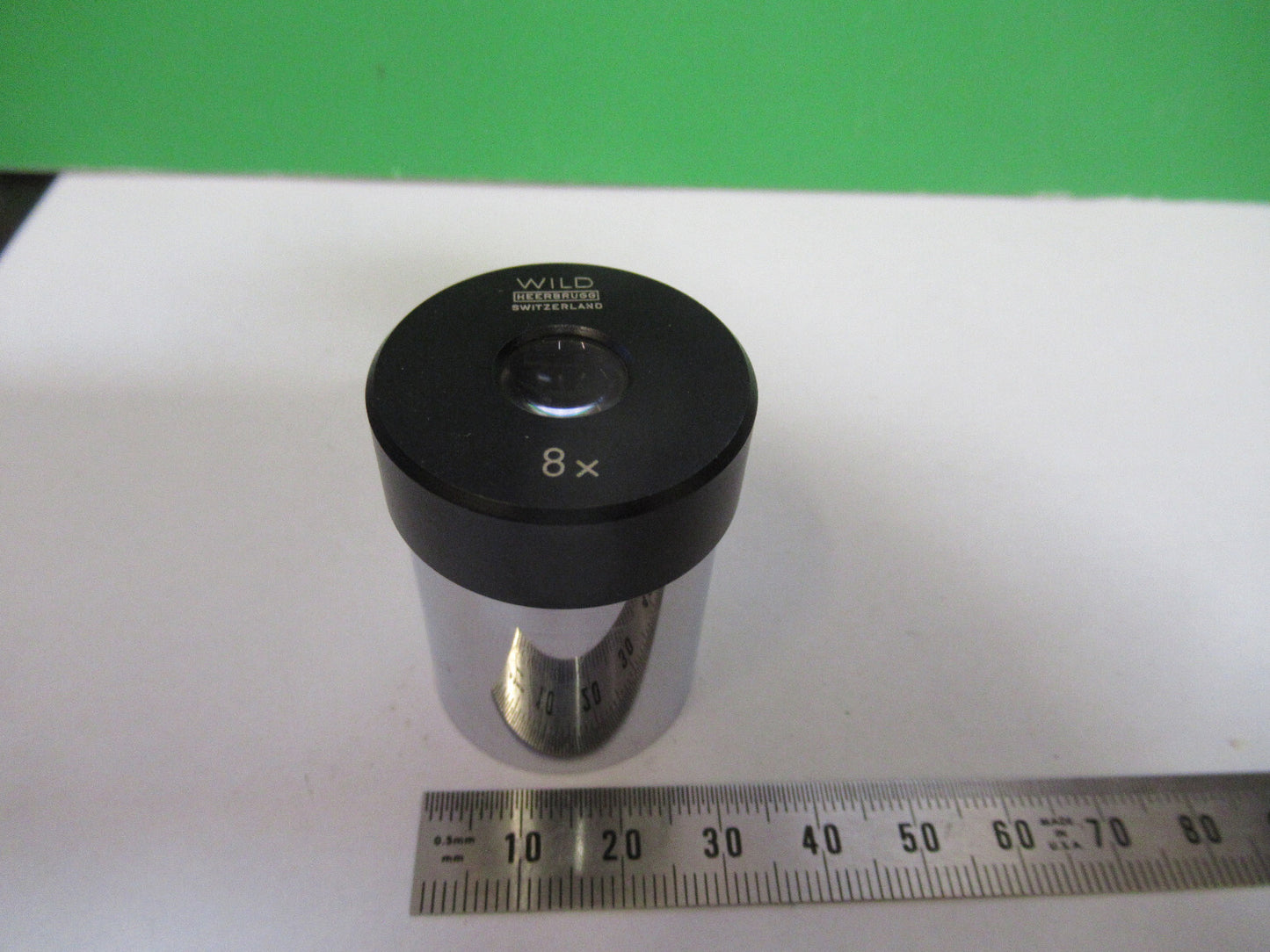 Wild Swiss 8X Eyepiece 30mm Lens Microscope Part
