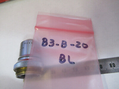 BAUSCH LOMB 10X objective lens OPTICS MICROSCOPE PART AS PICTURED  &B3-B-20