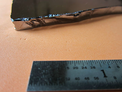 LARGE THICK BROKEN SILICON WINDOW INFRARED MIL SPEC LASER OPTIC AS IS BIN#E1-02