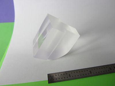 OPTISCHES PRISMASTÜCK KONVEX ?? + BESCHICHTUNG VON LASEROPTIKEN WIE ABGEBILDET BIN#36-19