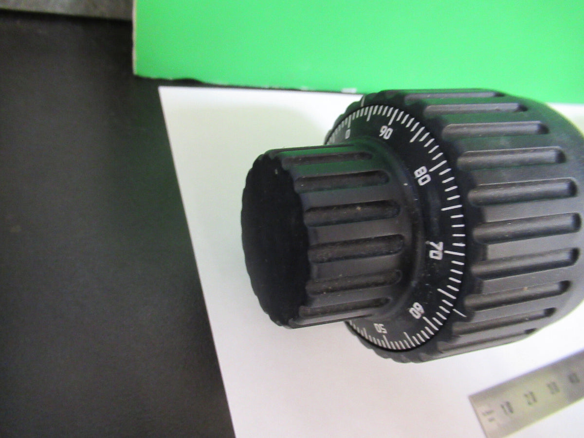 LEICA GERMANY DMRB SET OF KNOBS BRASS GEAR MICROSCOPE PART AS PICTURED 80-B-28