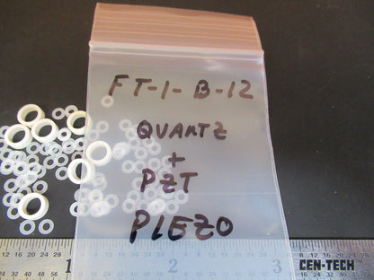 LOT ASSORTED PIEZO QUARTZ PIEZOELECTRIC BLANKS ULTRASONIC SENSOR &FT-1-B-12