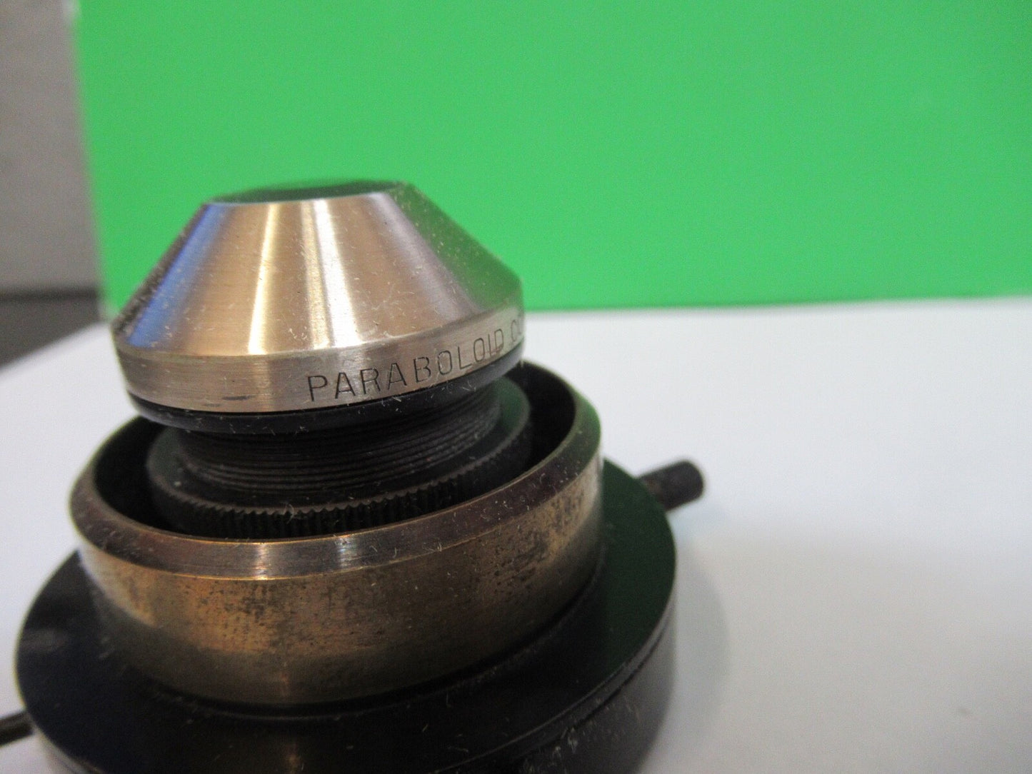 BAUSCH LOMB PARABOLOID  CONDENSER LENS MICROSCOPE PART AS PIC z7-b-01