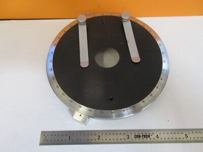 Ernst Leitz Wetzlar Pol Rotable Stage Table Polarization Microscope as pic