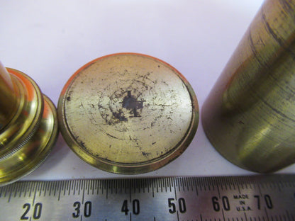 Antique Brass Beck London Objective Lens Microscope Part