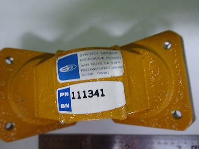 SYSTRON DONNER WAVEGUIDE GHz RF MICROWAVE FREQUENCY AS IS BIN#S5-92